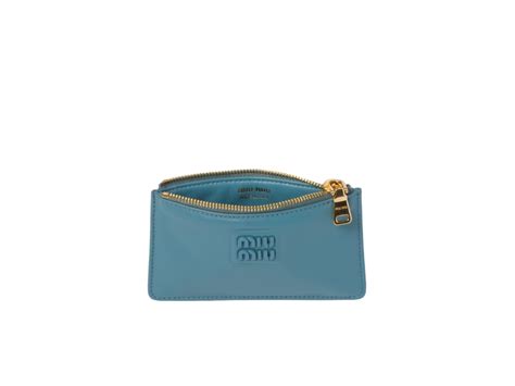 miu miu envelope with love logo|Marina Blue Leather Envelope Wallet .